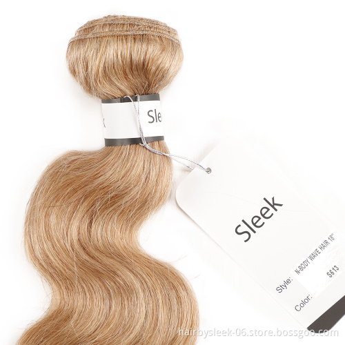 "Ready Stock" Human hair extension body wave 100% 613 mink brazilian virgin indian remy human hair cuticle aligned bundles